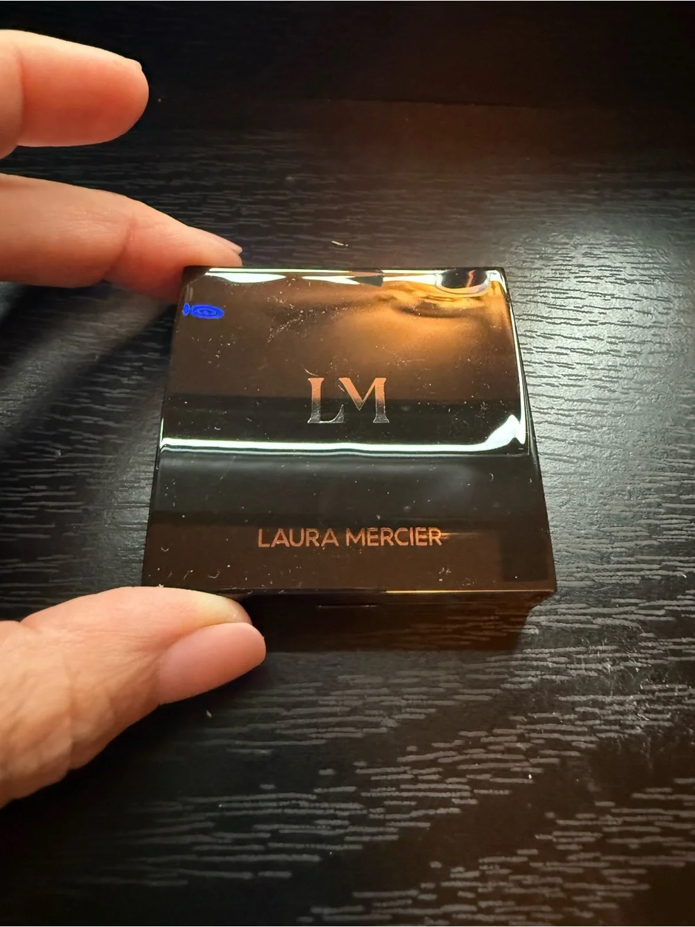 laura mercier Black Compact Powder Case